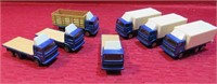 HO Model Set Up Truck Fleet Majorette Diecast x7