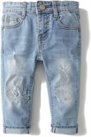 $20  KIDSCOOL SPACE Baby Slim Ripped Jeans  12-18M