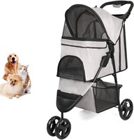 ULN-Foldable 3-Wheel Dog Stroller