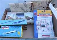 Box Lot HO Model Kits Train Set-Up Parts MORE