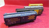 HO Lot 4 Rolling Stock Box Cars Ontario Northland+
