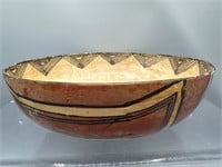 Peruvian Shipibo pottery bowl