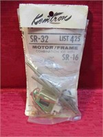 Vintage Slot Car Kemtron Sr-32 Motor Frame - SR16