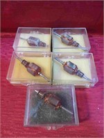 Vintage Slot Car Wilsons 6 Volt Armature Motors x5