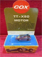 Vintage Slot Car COX TT-X50 Motor Superflex NOS