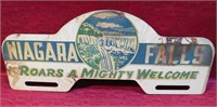 Niagara Falls License Plate Topper Old Car Tag