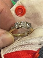 14K Estate Diamond Lady's Ring,