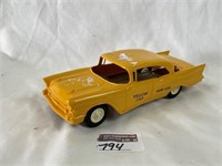 PMC, 1957 Chevy Taxi, Yellow, 1:25