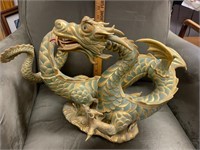 Laszio Ispanky Porcelain Dragon Statue