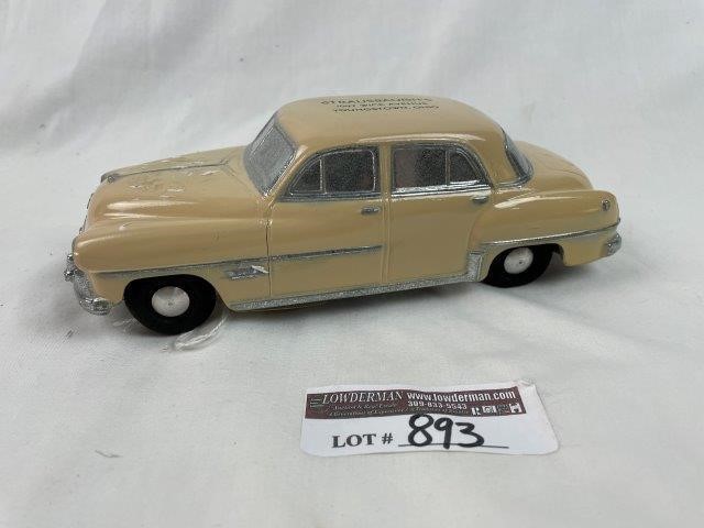 1951-52 Dodge 4dr sedan, beige, " Strausbaughs"