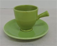 Vintage Fiesta cup & saucer, chartreuse