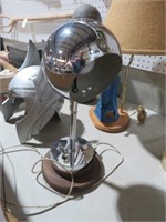 UNIQUE 1960'S CHROME LAMP