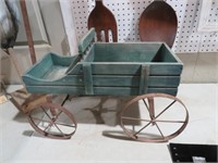 CHILDS WAGON WITH BUCK BOARD SEAT