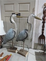 LARGE PAIR OF HERON