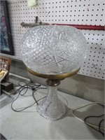 EXTRA ORDINARY BRILLIANT CUT GLASS LAMP