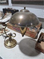 MID CENTURY BRASS DESK LAMP