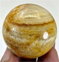 165 Gm Top Quality Onyx Calcite Sphere