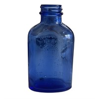 Vintage Medicine Bottle Cobalt Blue