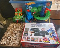 J - SEGA GAME CONSOLE, HOT WHEELS & MORE (G53)