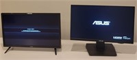 J - LOT OF 2 TVS 24" & 25" (N5)