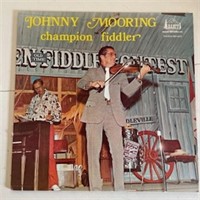 JOHNNY MOORING champion fiddler LP / RECORD
