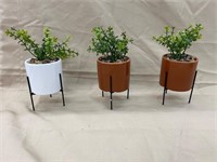 (3) Small Artificial Plants