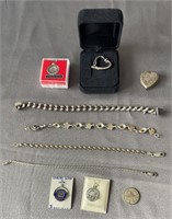 STERLING LOT OF JEWELRY