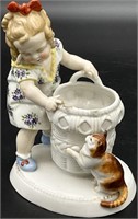 Antique Katzhutte Porcelain Figurine