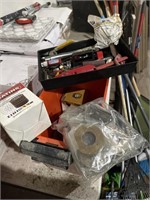 Sportsmans drive box, full of tools, hardware,