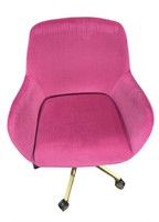 Lillian August Purple Fabric Office Chair