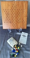 WOODEN CHINESE CHECKER BOARD -BEREA KY