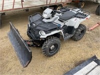 Polaris Sportsman 450 ATV with Plow
