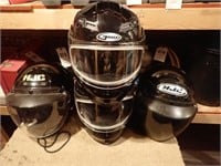 (4) Helmets w/ Storage Bags!