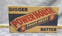 Power House candy bar box