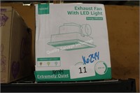 exhaust fan with LED light
