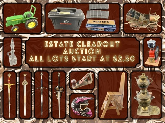 Estate Clearout Auction, April 17th