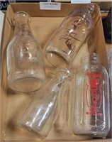 APPROX 4 VTG ADVERTISING BOTTLES