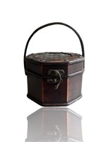 Antique Pirate Lockbox Lever Filled Jewelry Box