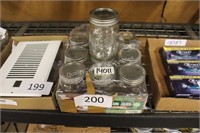 11- mason jars with lids