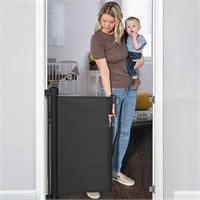 YOOFOR Retractable Baby Gate  33x55  Black