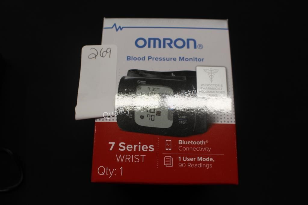 omron wrist blood pressure monitor (display)