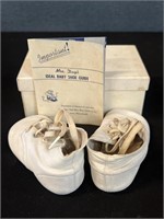 1950's Mrs. Day's Baby Shoes W. Insert Org Box