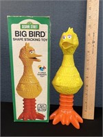Vintage Sesame Street Big Bird Stacking Toy