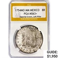 1754MO MM Mexico 8R Imperial Crown PGA MS63