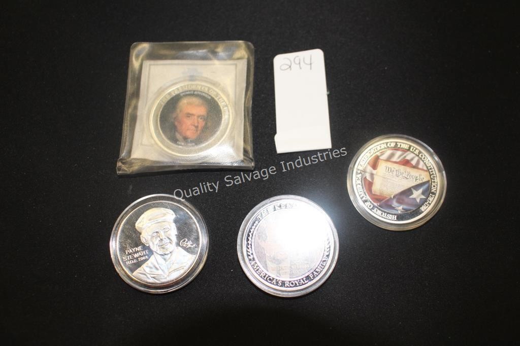 asst collectible coins (display)