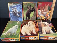 6 Kodacolor Puzzles Cats Dogs MORE