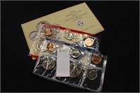 1990 US mint uncirculated coin set (display)