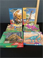 6 Dinosaur Puzzles