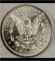 1888 Morgan Silver Dollar Ungraded Mostly Pristine