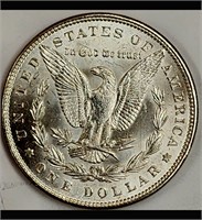 1889 Morgan Silver Dollar Ungraded Mostly Pristine